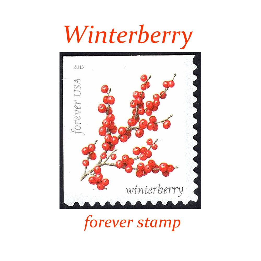 10 Evergreen Forever Stamps for Mailing Winter Pine Tree Forever Stamps For  Mailing Holiday Cards or Wedding Invitations