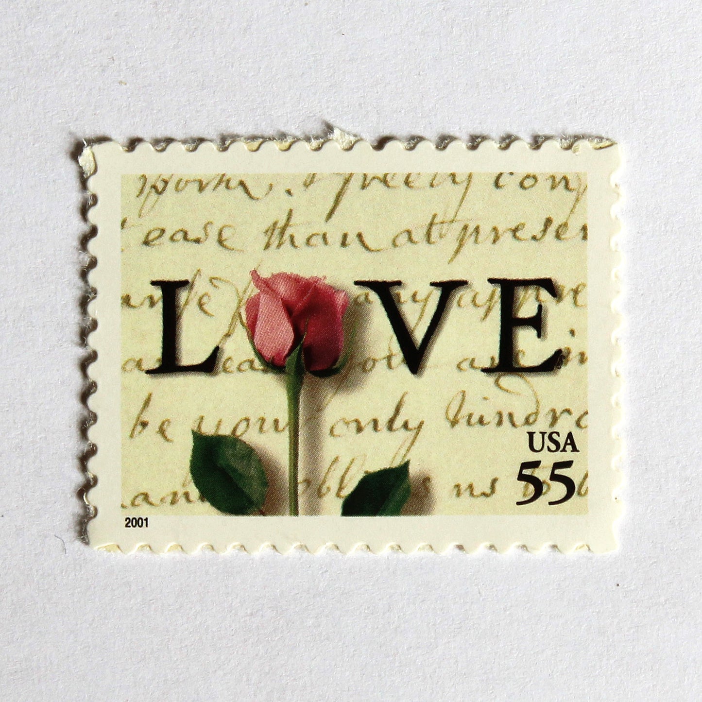 55c Love Letter Stamps .. Vintage Unused US Postage Stamps .. Pack of 10