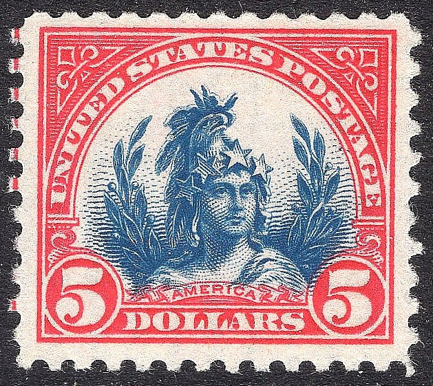 Scott #573 $5 America-US Capitol Building-SUPERB MNH OG-GREAT STAMP!!