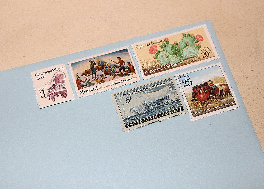VINTAGE - UNUSED Entire SHEET Real USPS Postage Stamps!
