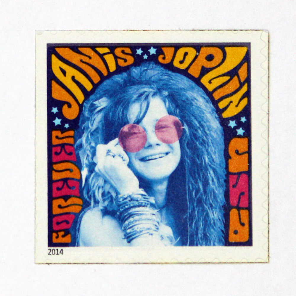 Janis Joplin Forever Stamps - Pack of 4