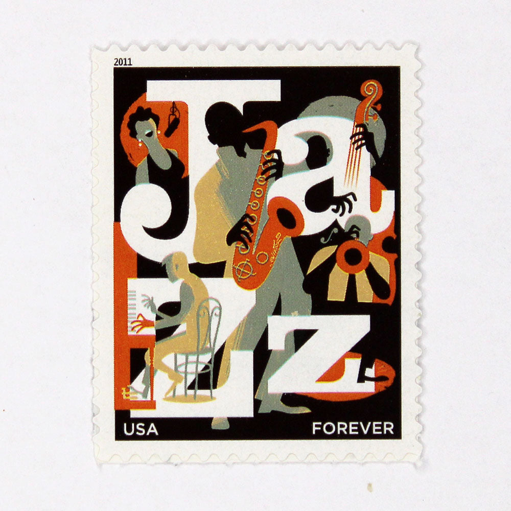 Jazz Forever Stamps - Pack of 5
