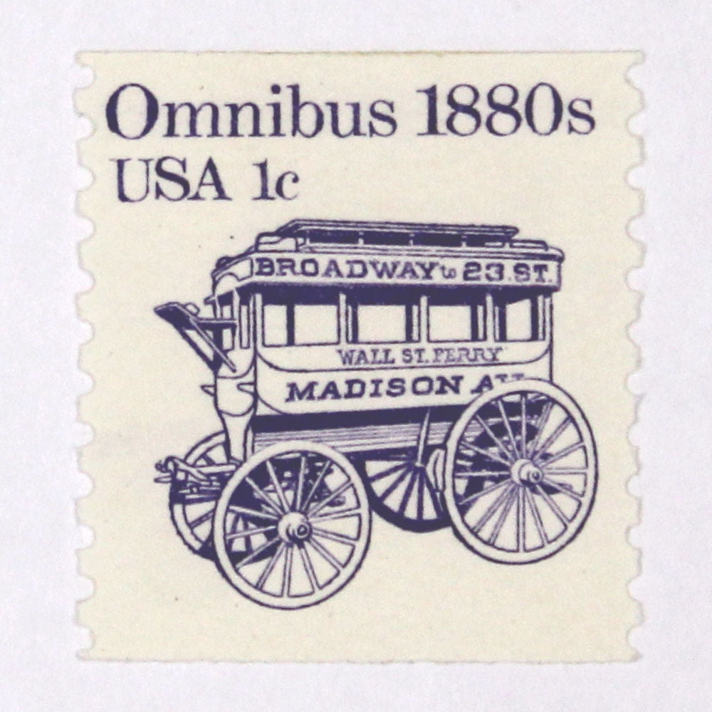 1c Omnibus Stamps - Pack of 10