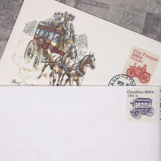 1c Omnibus Stamps - Pack of 10