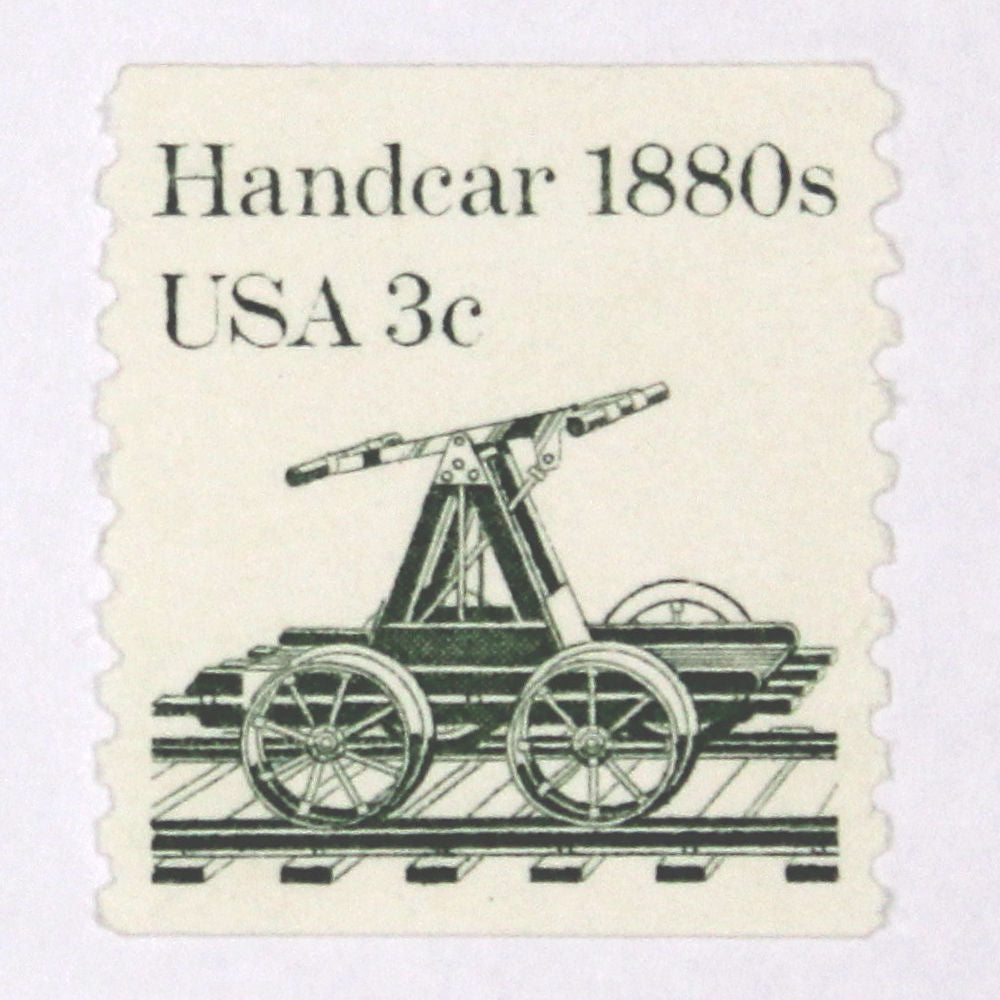3c Handcar Stamps - Pack of 10