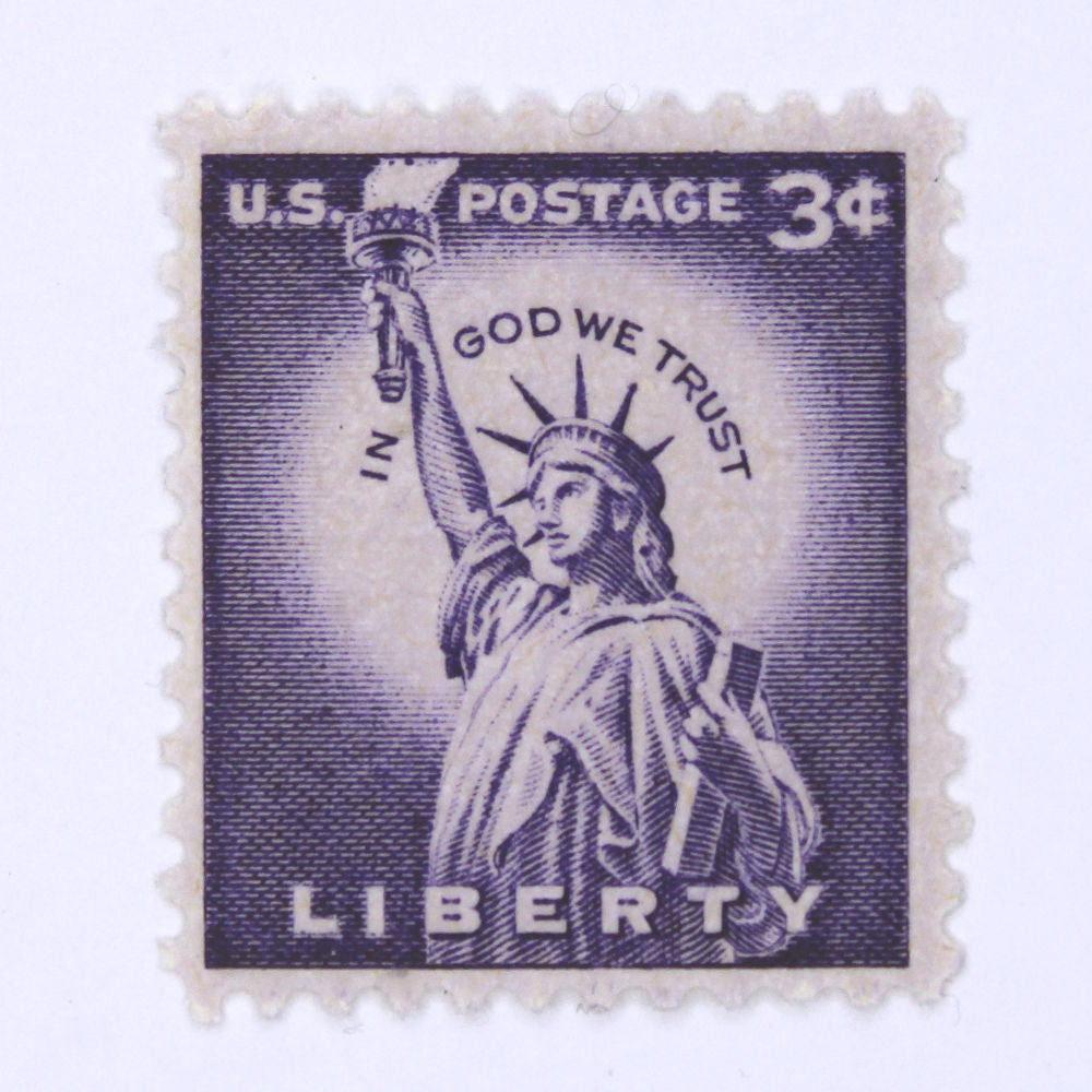 3c Statue of Liberty Stamps - Pack of 10