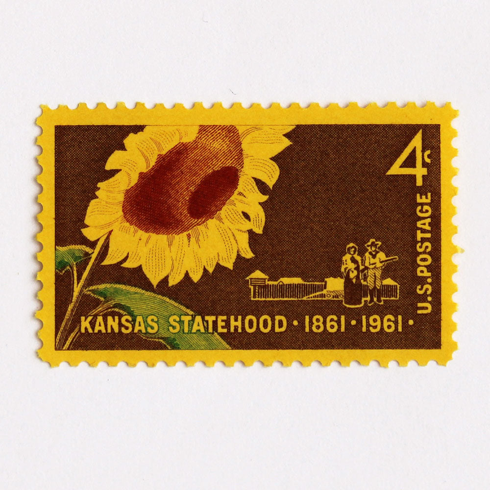 4c Kansas Sunflower Stamps - Pack of 10