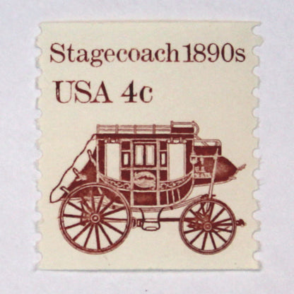 4c Stagecoach Stamps - Pack of 10