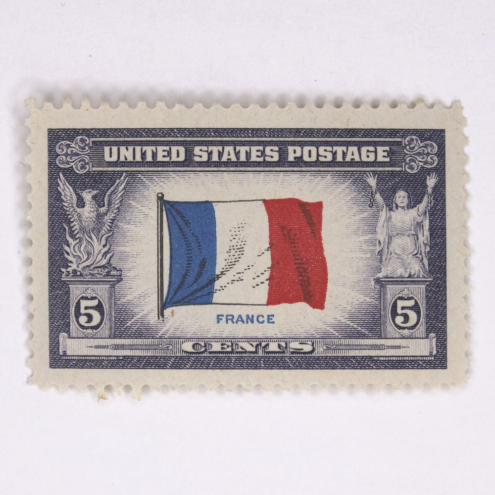 5c Flag of France Stamps - Pack of 10