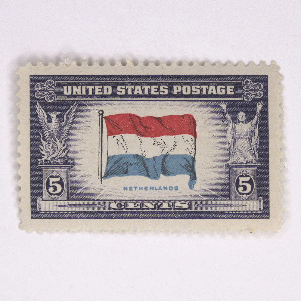 5c Flag of Netherlands Stamps - Pack of 10