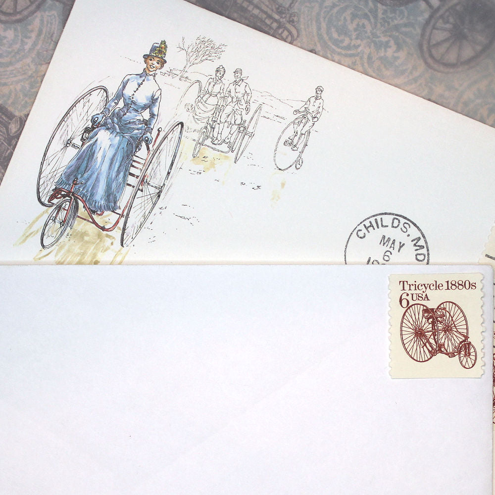 6c Tricycle Stamps - Pack of 10