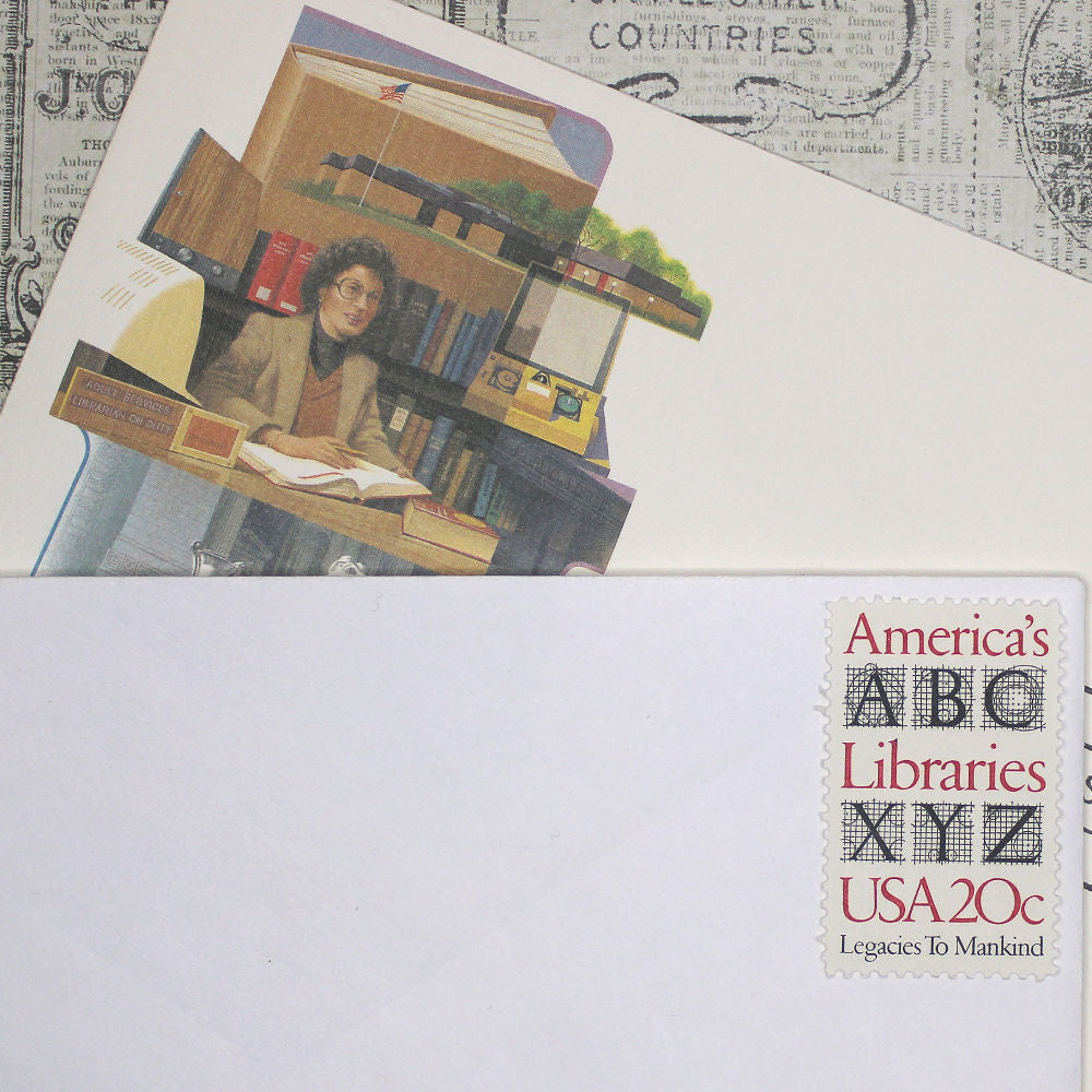 20c America's Libraries Stamps - Pack of 10