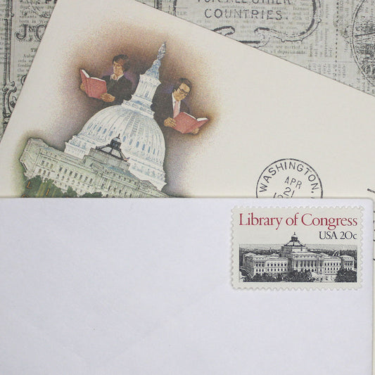 20c Library of Congress Stamps - Pack of 10