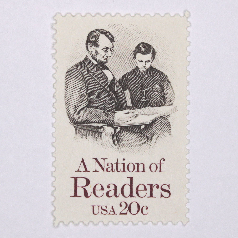 20c A Nation of Readers Stamps - Pack of 10