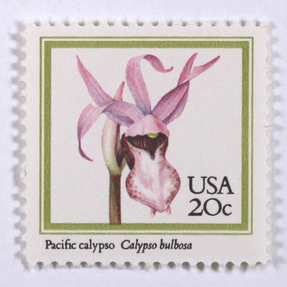 20c Orchids Stamps - Pack of 20