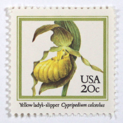 20c Orchids Stamps - Pack of 20