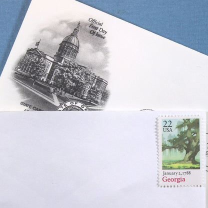 22c Georgia Stamps - Pack of 10