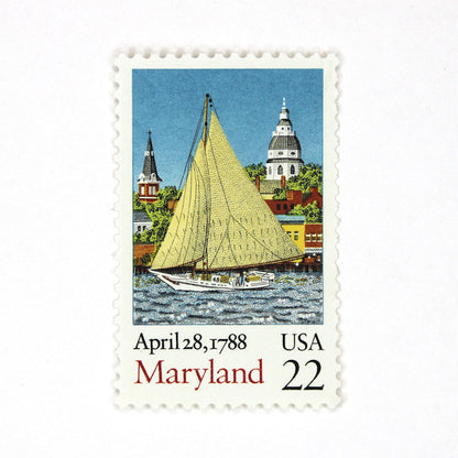 22c Maryland Stamps - Pack of 10