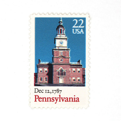 22c Pennsylvania Stamps - Pack of 10
