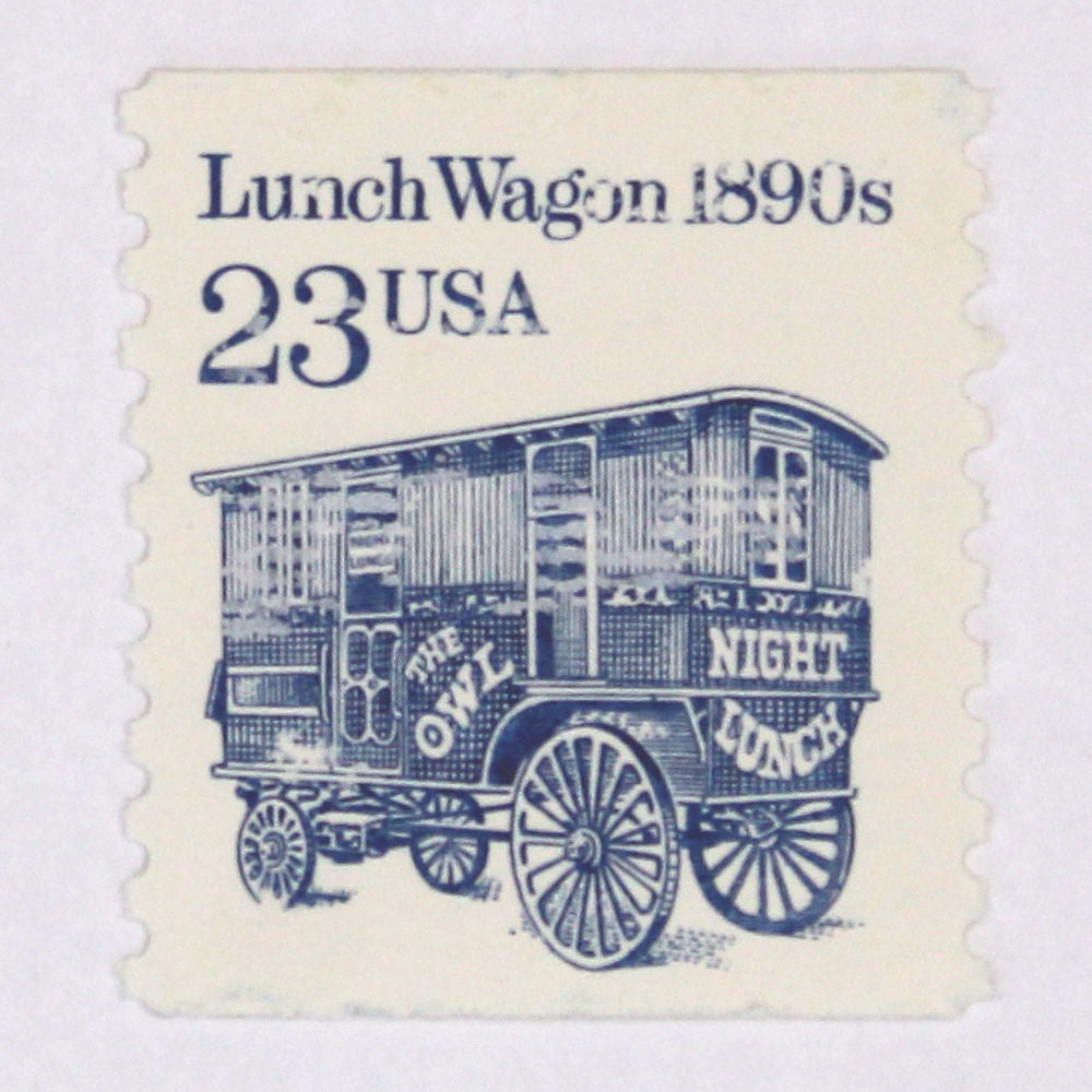 23c Lunch Wagon Stamps - Pack of 10