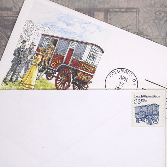 23c Lunch Wagon Stamps - Pack of 10
