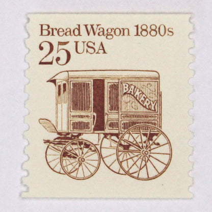 25c Bread Wagon Stamps - Pack of 10