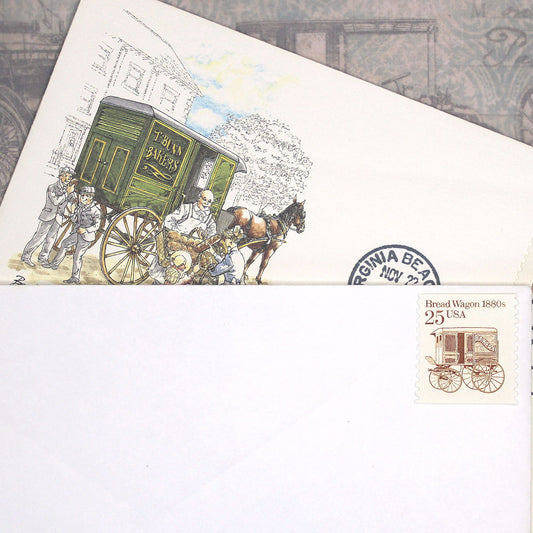 25c Bread Wagon Stamps - Pack of 10