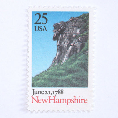 25c New Hampshire Stamps - Pack of 10