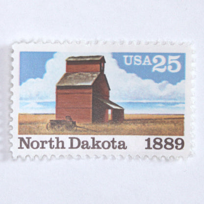 25c North Dakota Stamps - Pack of 10