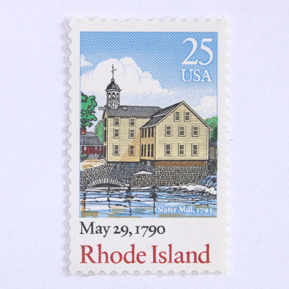 25c Rhode Island Stamps - Pack of 10