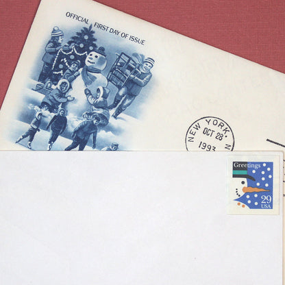 29c Snowman Stamps - Booklet of 18