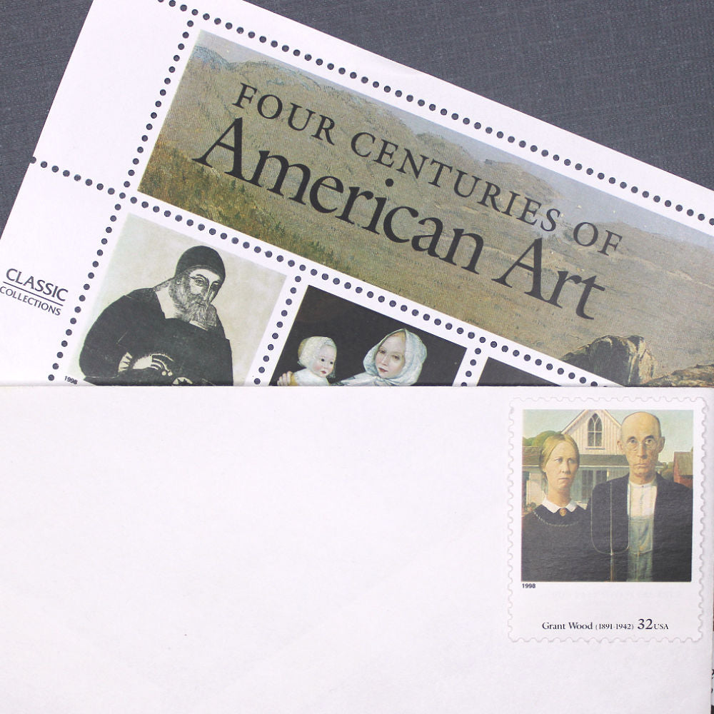 32c Grant Wood Stamps - Pack of 5