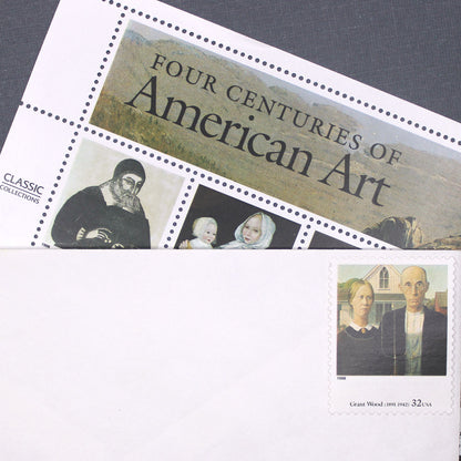 32c Grant Wood Stamps - Pack of 5