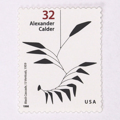 32c Black Cascade Calder Stamps - Pack of 5