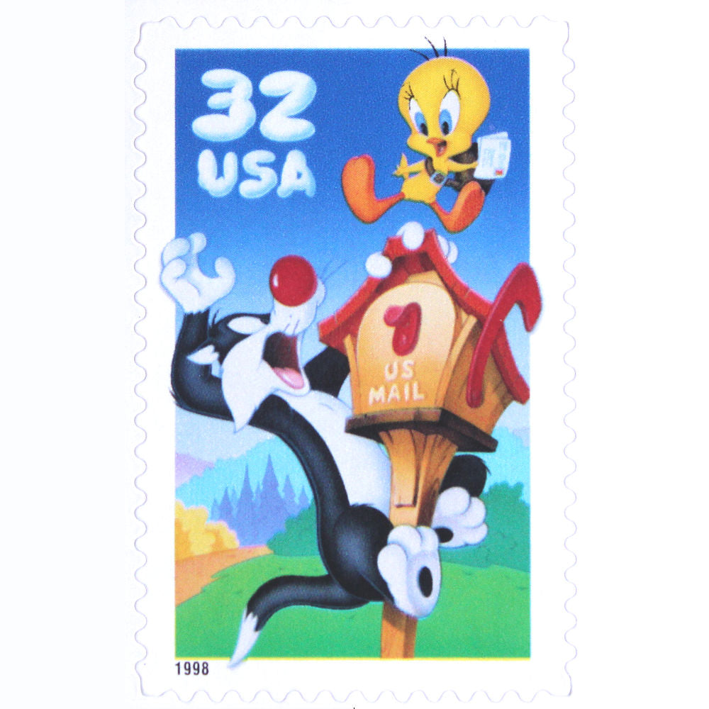 32c Sylvester and Tweety Stamps - Various