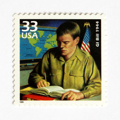 33c GI Bill Stamps - Pack of 5