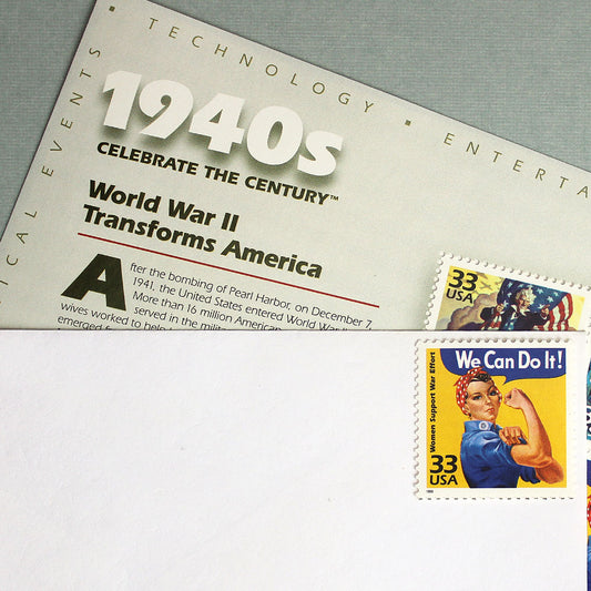 33c Women Support War Effort Stamps - Pack of 5