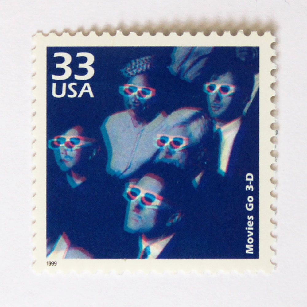 33c Movies Go 3-D Stamps - Pack of 5
