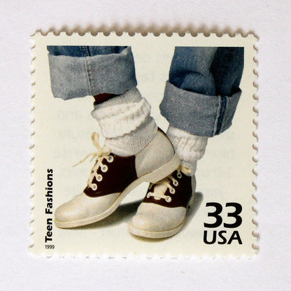 33c Teen Fashions Stamps - Pack of 5