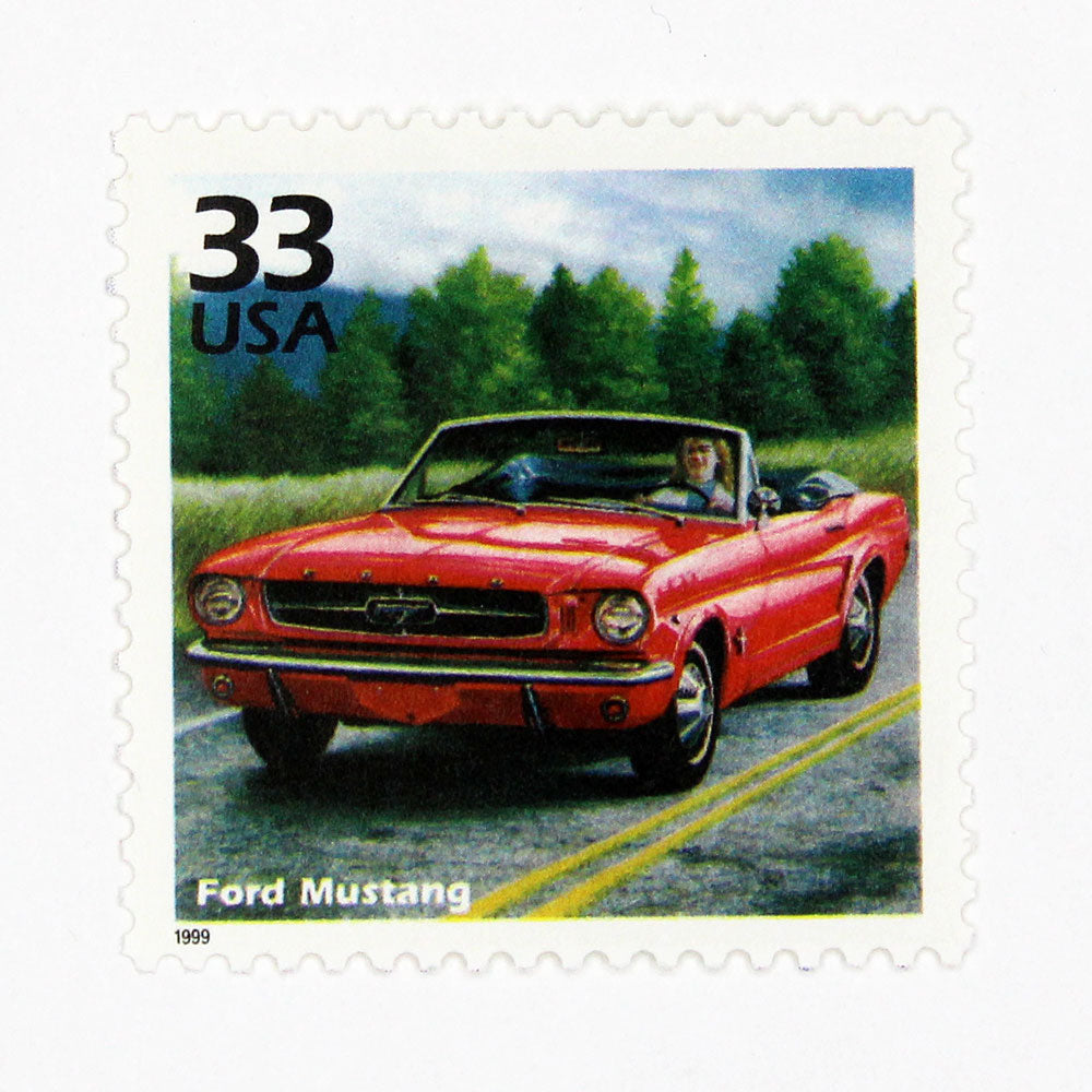 33c Ford Mustang Stamps - Pack of 5