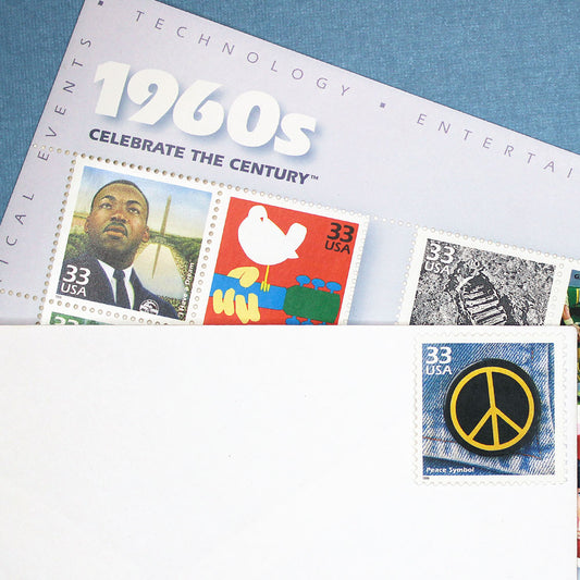 33c Peace Symbol Stamps - Pack of 5