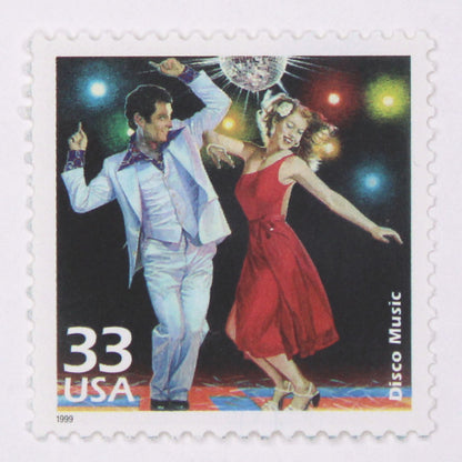 33c Disco Music Stamps - Pack of 5