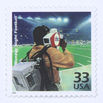 33c Monday Night Football Stamps - Pack of 5