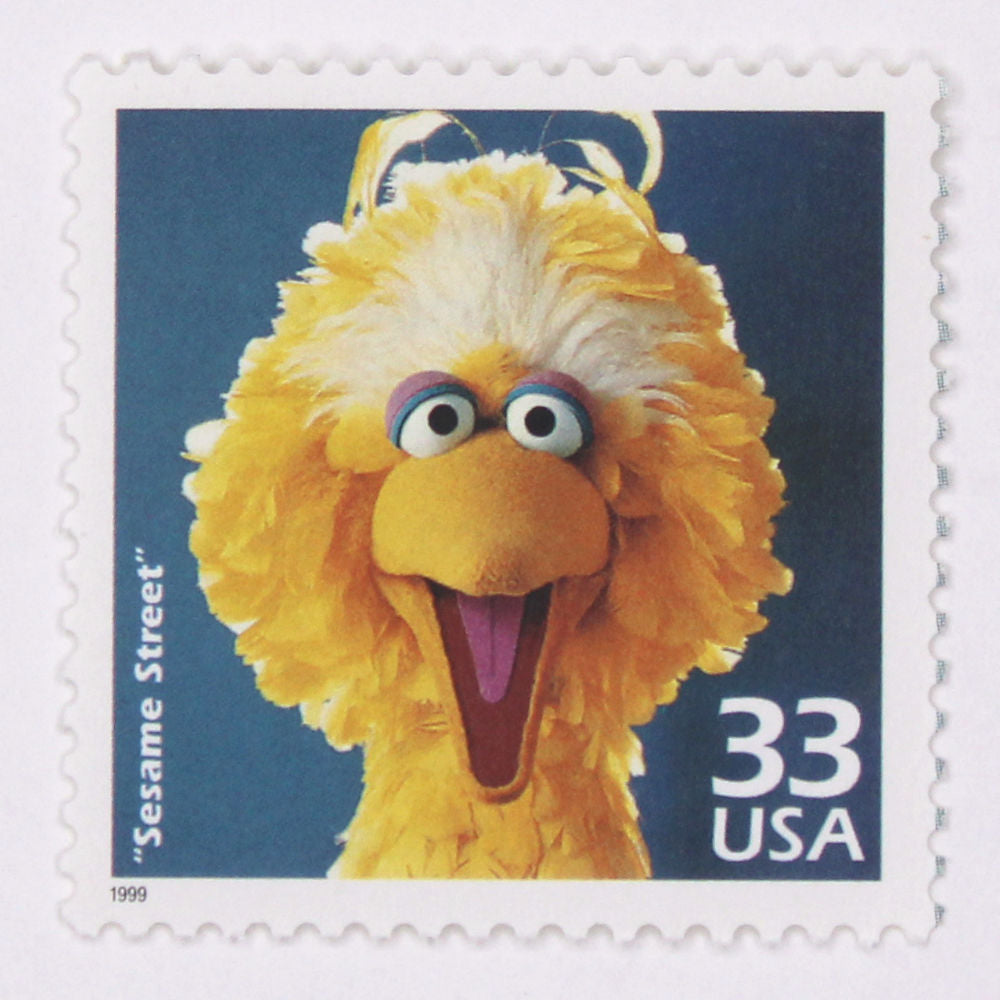 33c Sesame Street Stamps - Pack of 5