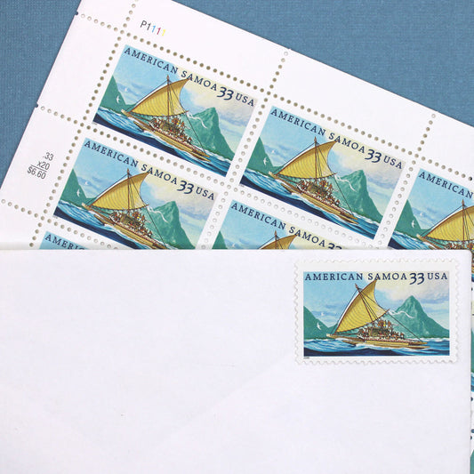 33c American Samoa Stamps - Pack of 10