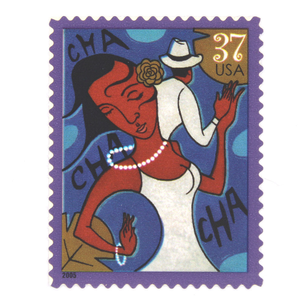37c Let's Dance Cha-Cha-Cha Stamps - Pack of 5