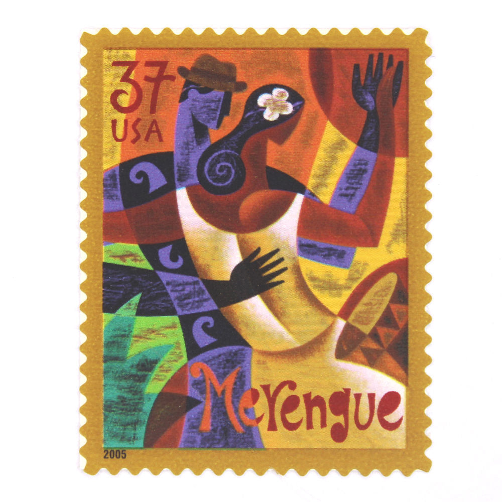 37c Let's Dance Merengue Stamps - Pack of 5