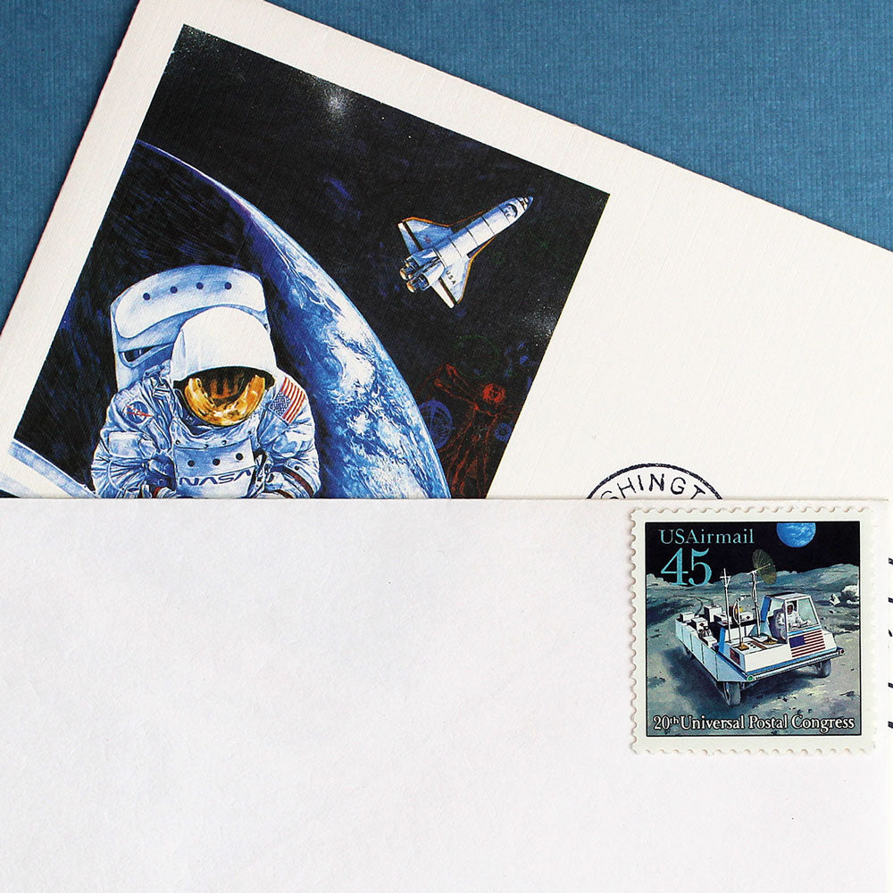 45c Surface Rover Stamps .. Vintage Unused US Postage Stamps .. Pack of ...