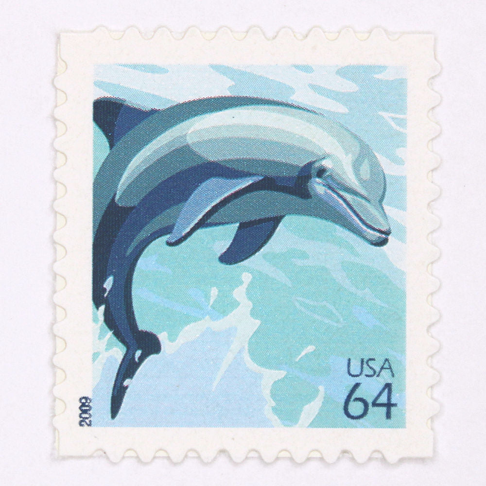 64c Dolphin Stamps .. Unused US Postage Stamps .. Pack of 5