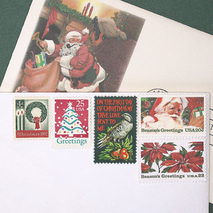 Christmas .. Red & Green 78c Curated Set - Mail 5 Letters